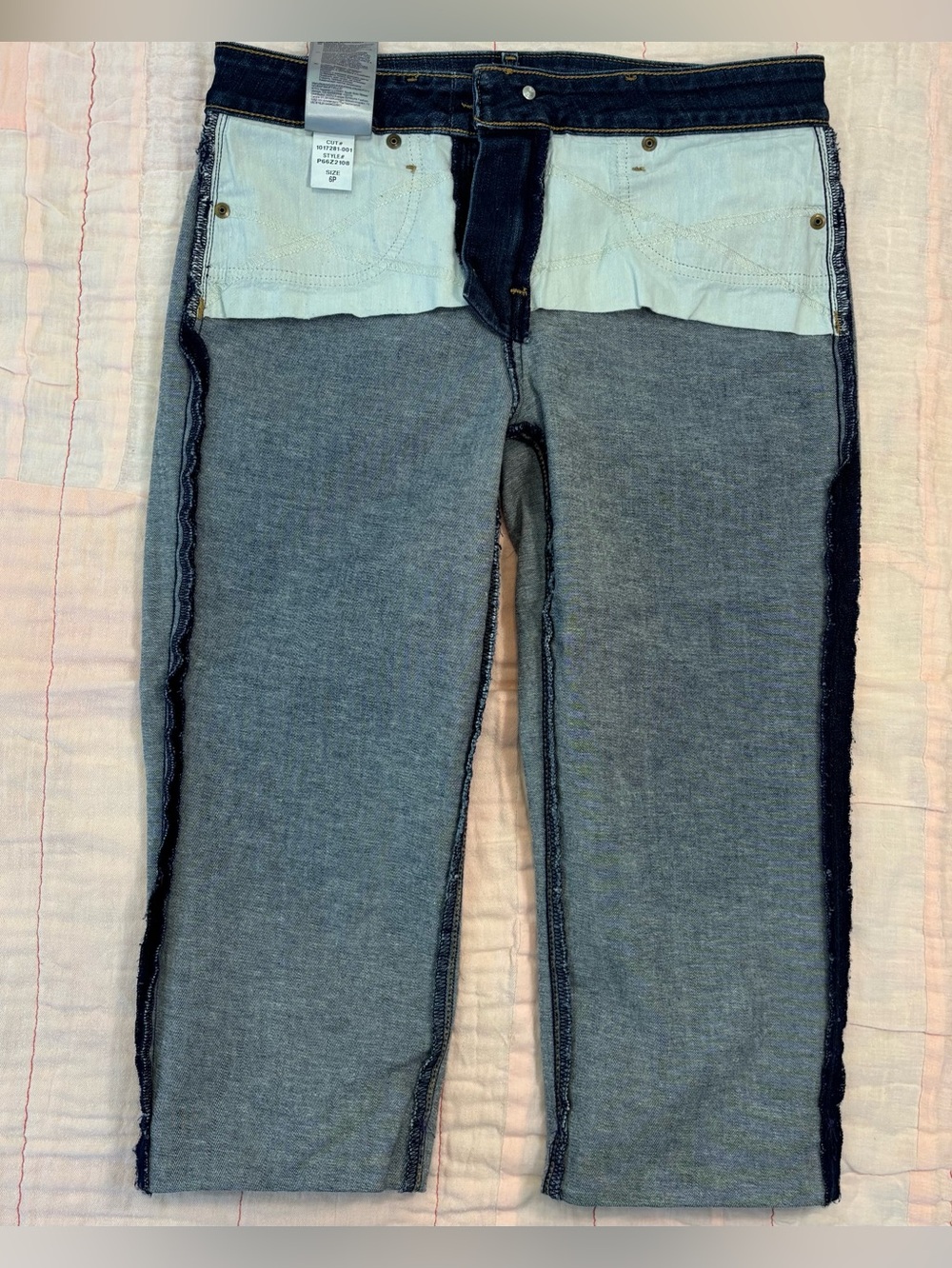 Like New NYDJ Marilyn Straight Capris Jeans Petite, Women Sz 6P, Dark Denim Crop - Picture 13 of 14